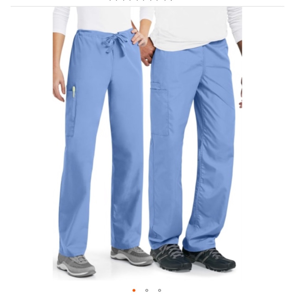 UNISEX Drawstring Cargo Scrub Pants